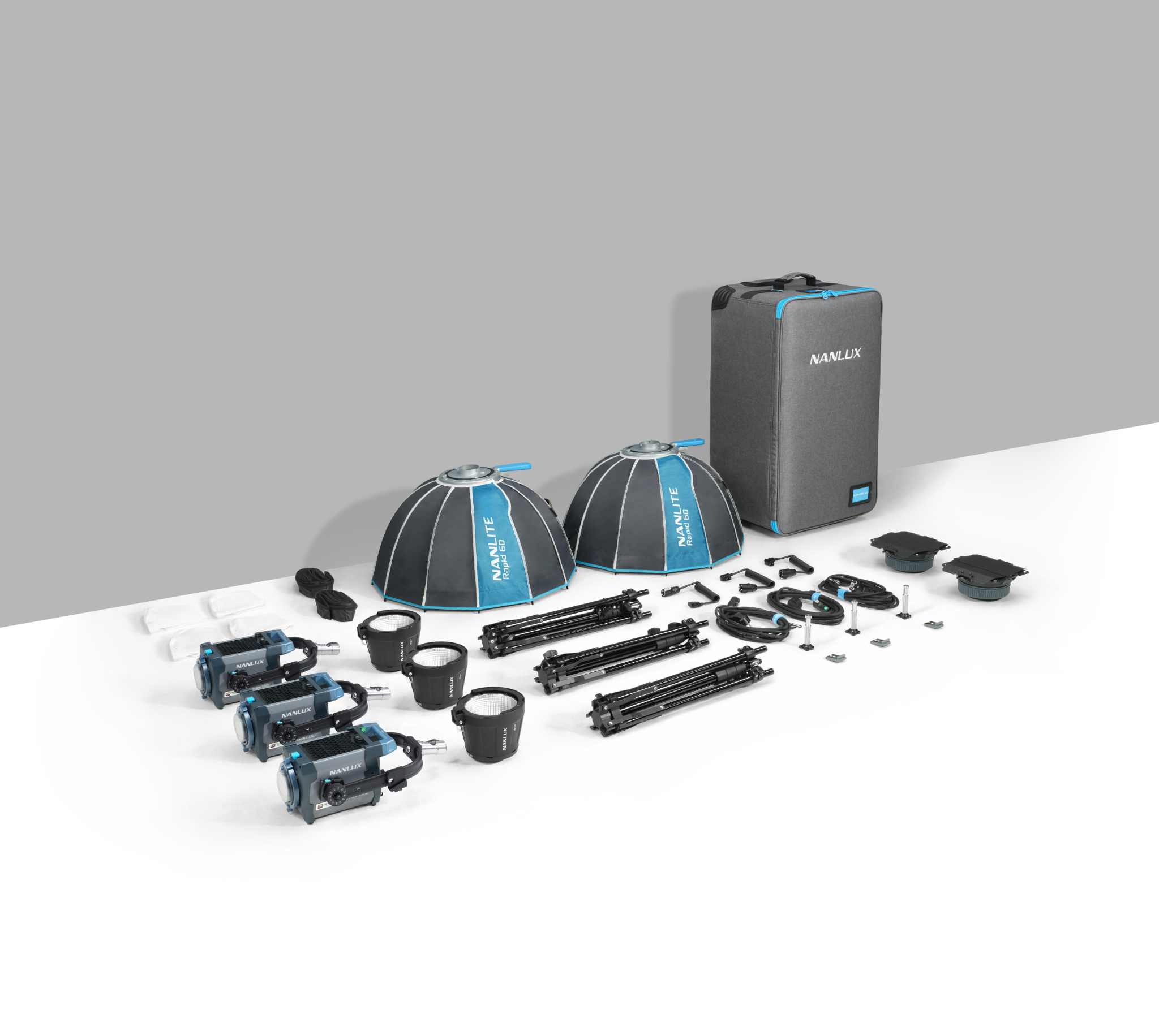 Evoke 150C 8-Chip Full-Color LED Spotlight 3-Kit - Image 10
