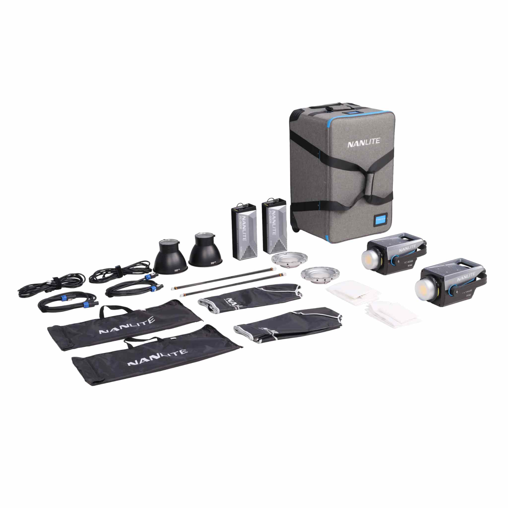 FC-500B Bi-Color LED Spotlight 2-Light Kit with Softboxes and Rolling Case - Image 16