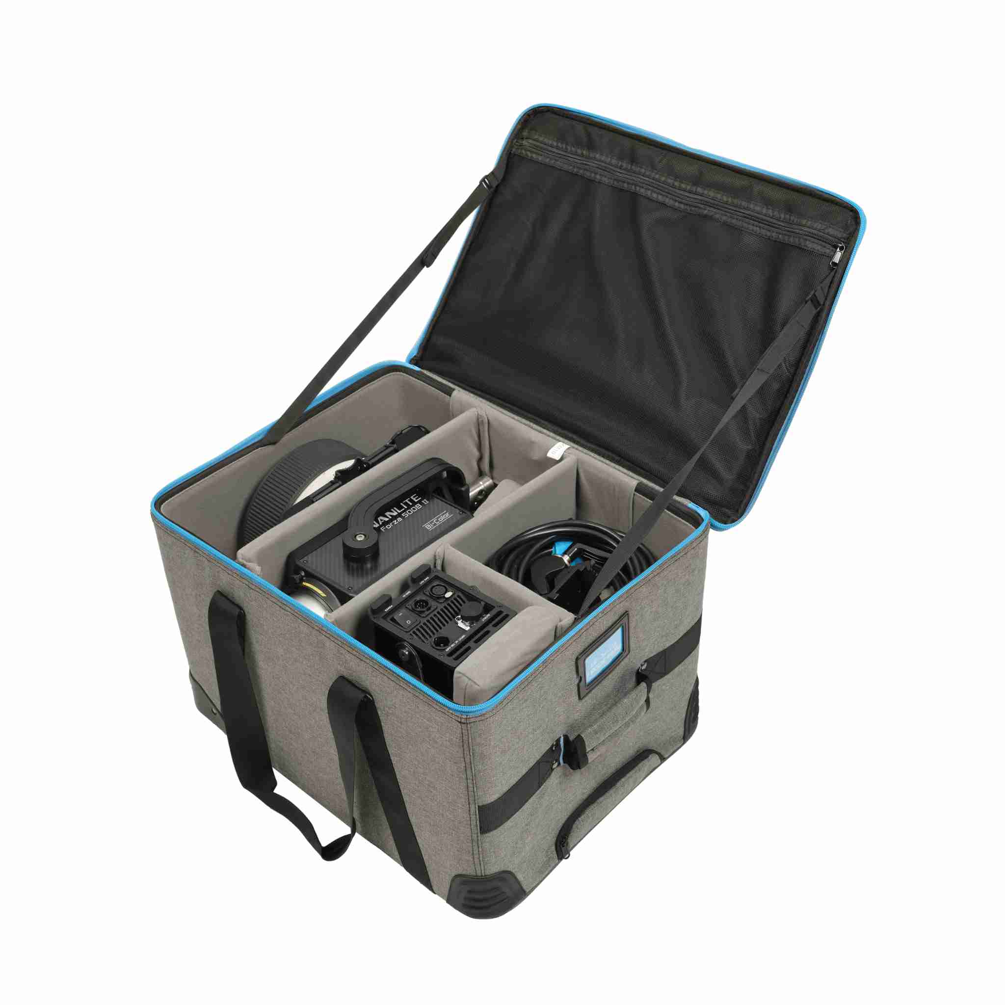 Forza 500B II LED Spotlight and FL-20G Fresnel Rolling Case Kit - Image 17