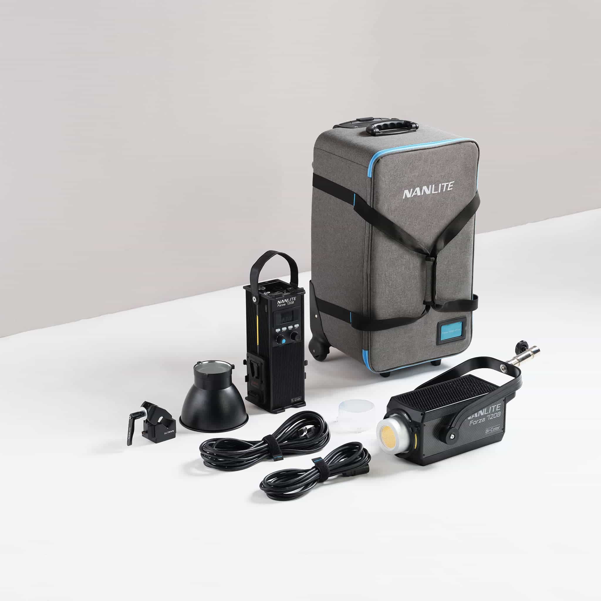 Forza 720B Bi-Color LED Spotlight with Rolling Case - Image 8