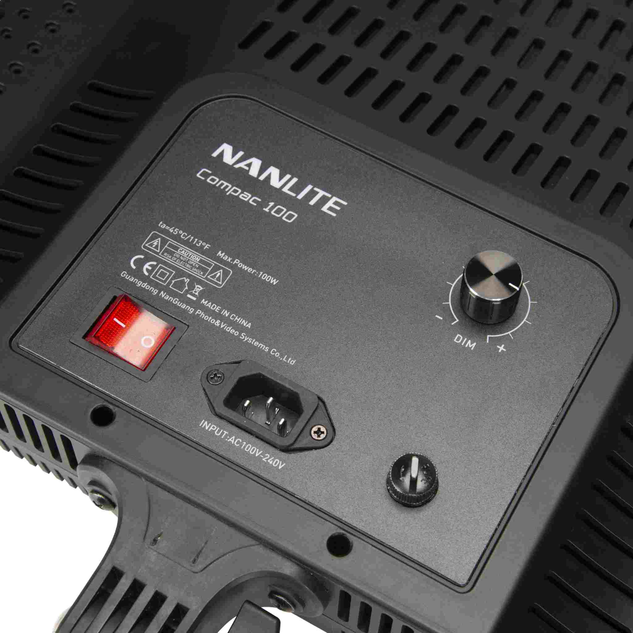 Nanlite Compac 100B Adjustable Bicolor Slim Soft Light Studio LED Panel - Image 10