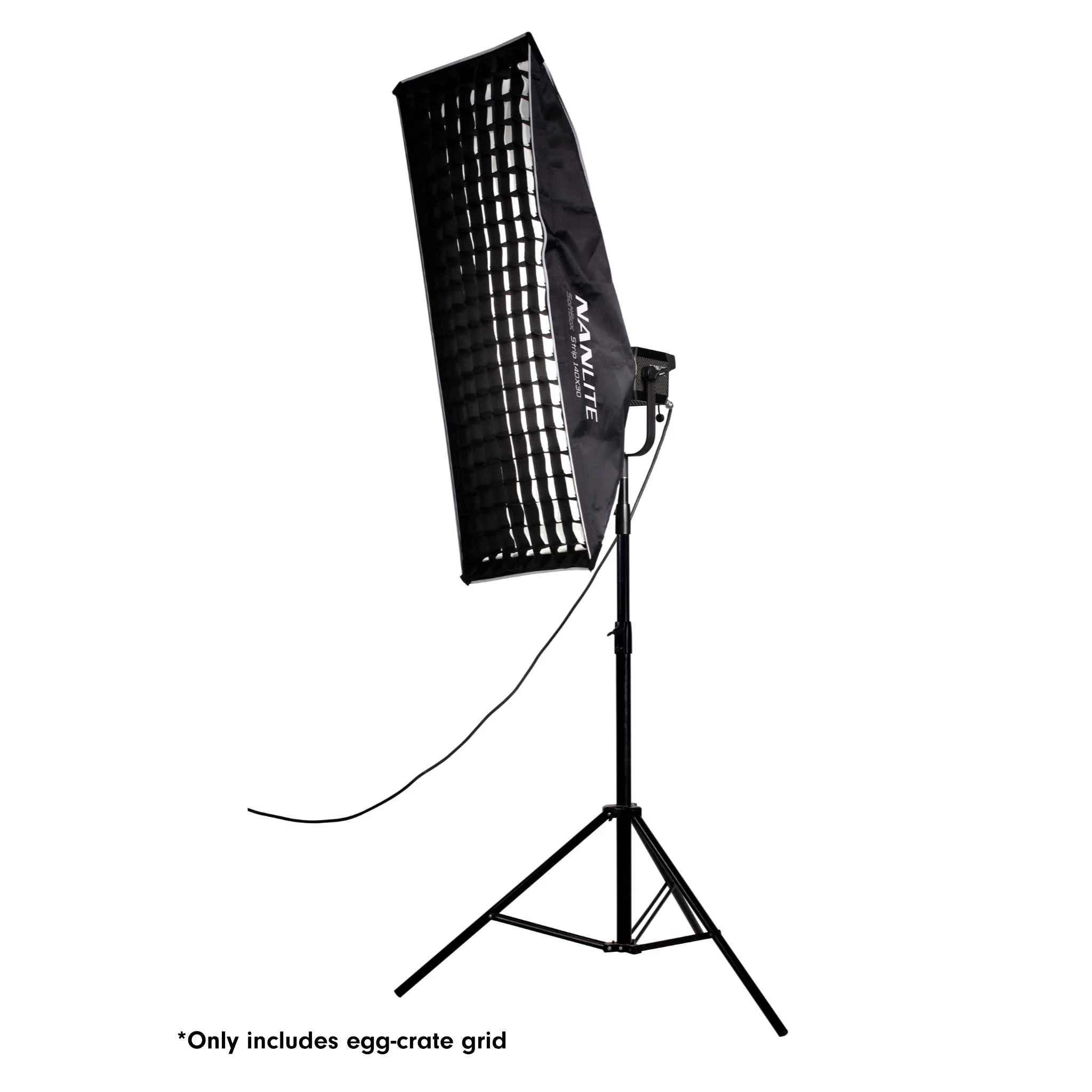 Nanlite Fabric Grid for Asymmetrical Stripbank Softbox (18x43in) - Image 4