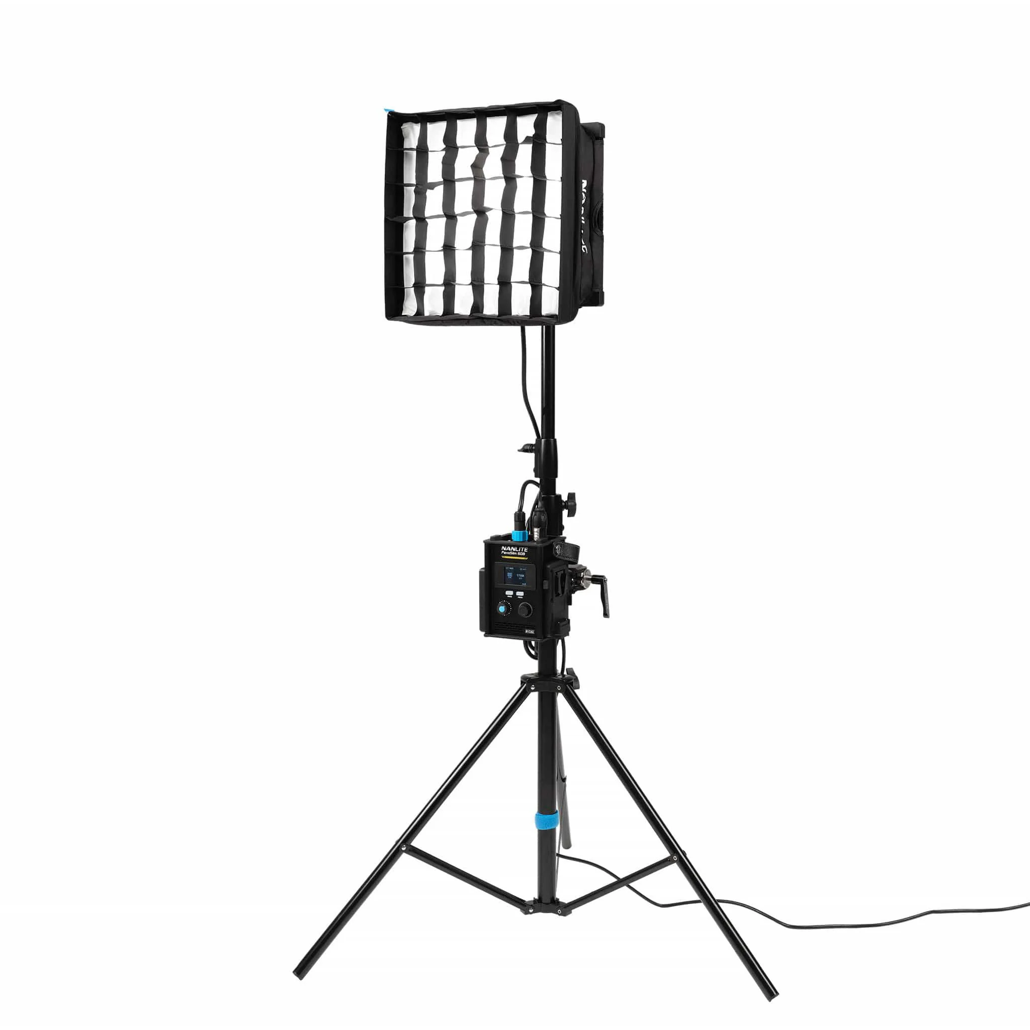 PavoSlim 60B 1x1 Bi-Color LED Panel 2-Light Kit with Pop-Up Softboxes and Light Stands - Image 11