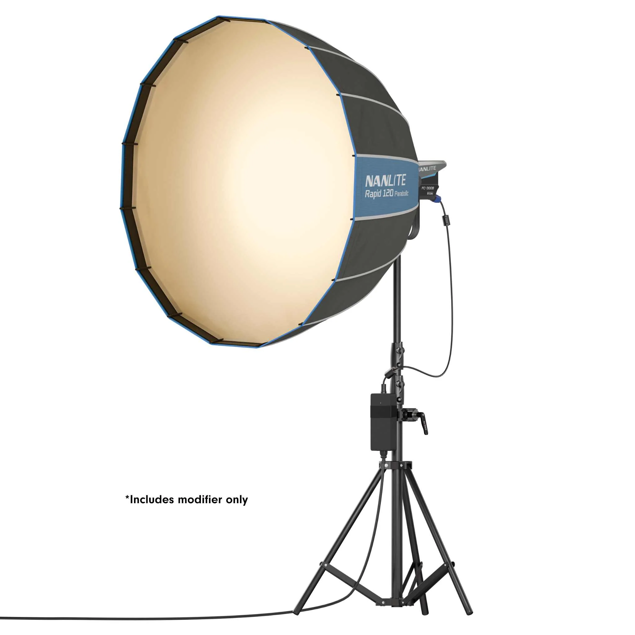 Rapid 120 Parabolic Softbox with Grid and Bowens Mount (47in) - Image 3