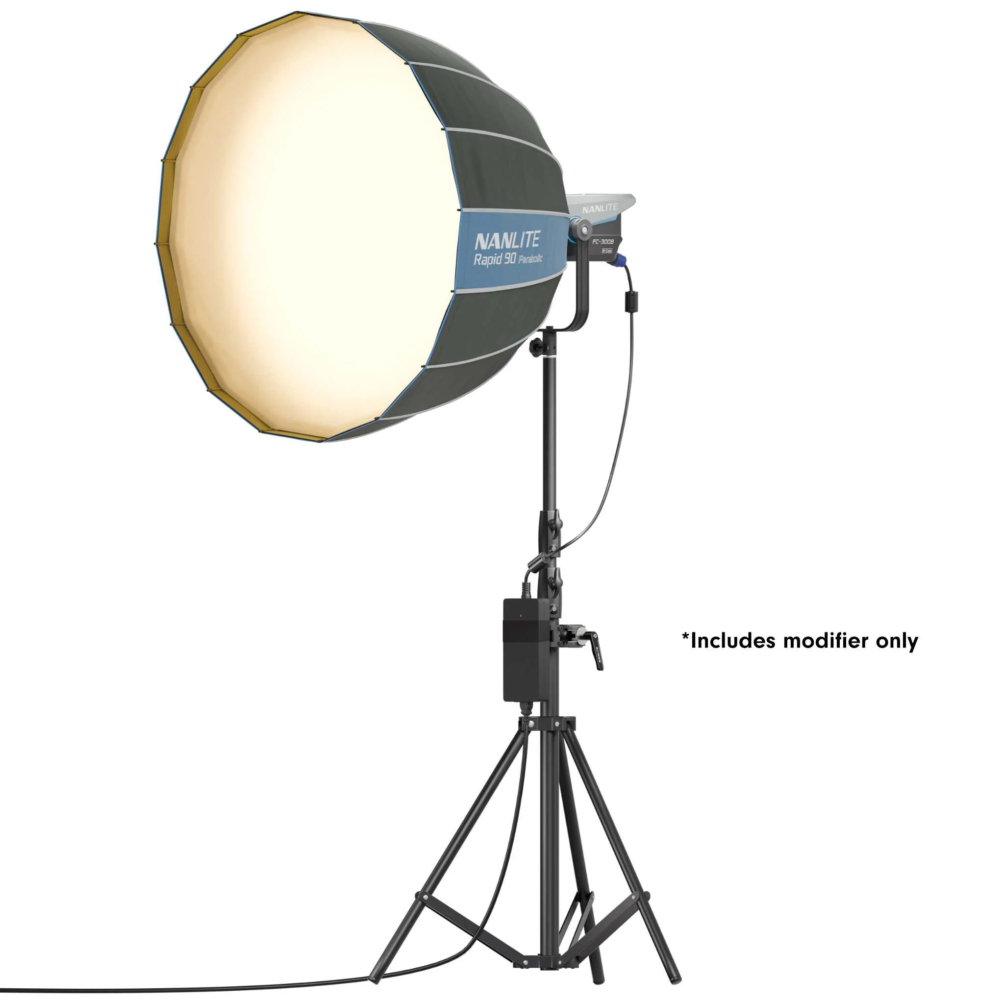 Rapid 90 Parabolic Softbox with Grid and Bowens Mount (35in) - Image 3
